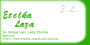 etelka laza business card